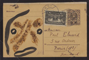 Hans Arp, Max Ernst et Tristan Tzara Carte postale adressée à Paul Eluard, 1921 Kunsthaus Zürich, © 2015 ProLitteris, Zurich / succession Tristan Tzara