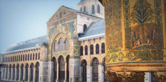 mosa_sites-eternels6 Mosquée des Omeyyades, vue cour, image 3D © Iconem, DGAM
