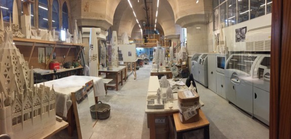 Atelier d'architecture de la Sagrada Familia équipé de 2 imprimantes 3D (3dprintingindustry.com)