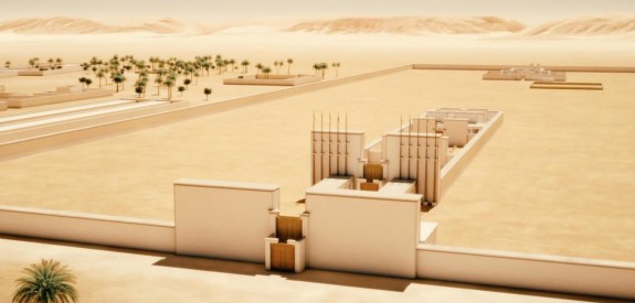 Amarna, la cité disparue d'Akhenaton reconstituée en 3D (c) Archeovision