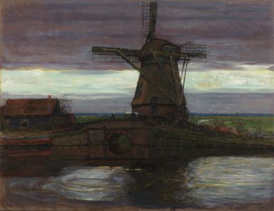"Stammer Mill" de Piet Mondrian. Nelson Atkins Museum