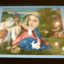 Louvre : une vierge et un lapin très interactifs