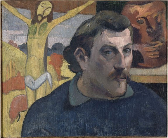 "Autoportrait au Christ jaune" Paul Gauguin, musée d'Orsay ©RMN