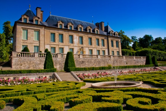 Le château d’Auvers-sur-Oise et son jardin à la française © Gilles Fey