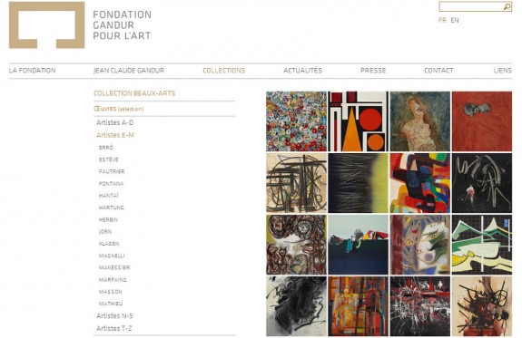 Fondation gandur hp site web