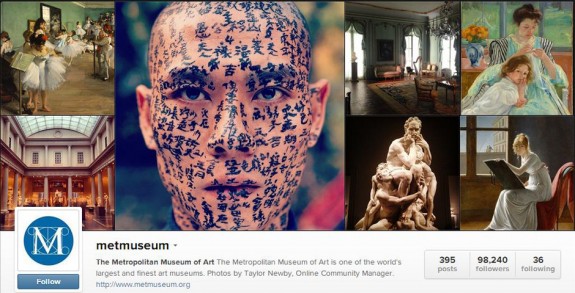 Met museum instagram
