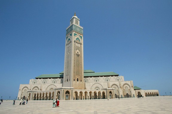 Mosquée-Hassan-II-à-Casablanca-au-Maroc