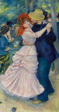 Danse à Bougival, 1883 Pierre-Auguste Renoir, Museum of Fine Arts, Boston. (c) Museum of Fine Arts, Boston