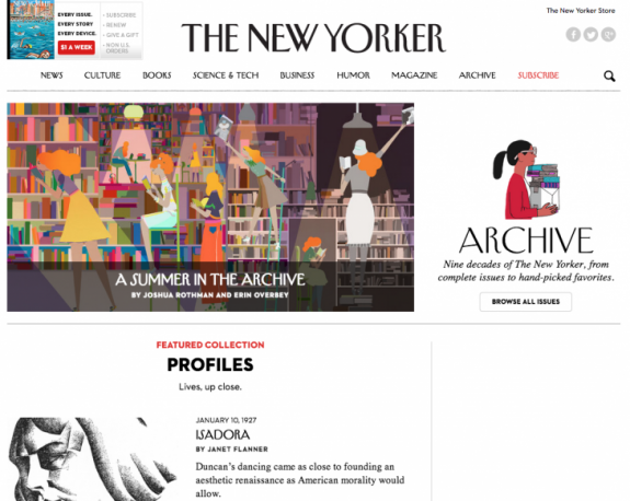 New yorker archives