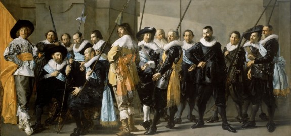 ...inspiré de Militia Company of District XI under the Command of Captain Reynier Reael, Known as ‘The Meagre Company’, Frans Hals, Pieter Codde, 1637