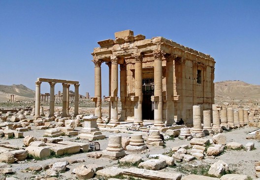 Temple of Baalshamin. Image © Bernard Gagnon via Wikipedia