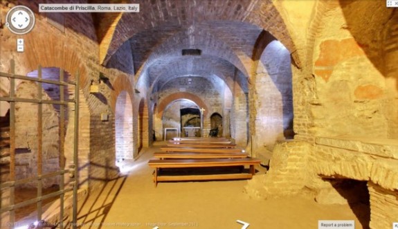 Vatican chapel-in-priscilla-catacombs_vatican_credit-google-maps-618x356