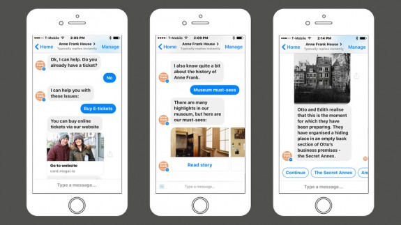 anne frank house chatbot