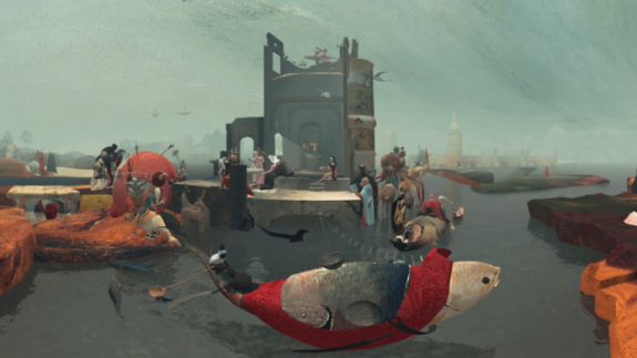 "La tentation d'Antoine" de Bosch en VR (c) Les Poissons Volants / ARTE