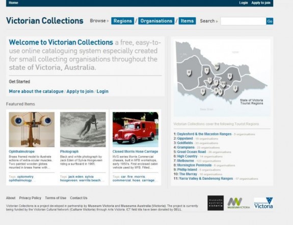 Site web Victorian Collections