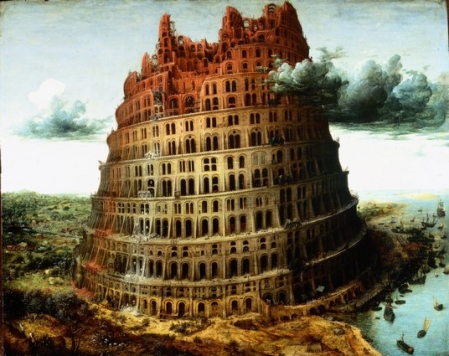 "La Tour de Babel" de Pieter Bruegel de Oude, 1556, Collection Museum Boijmans Van Beuningen