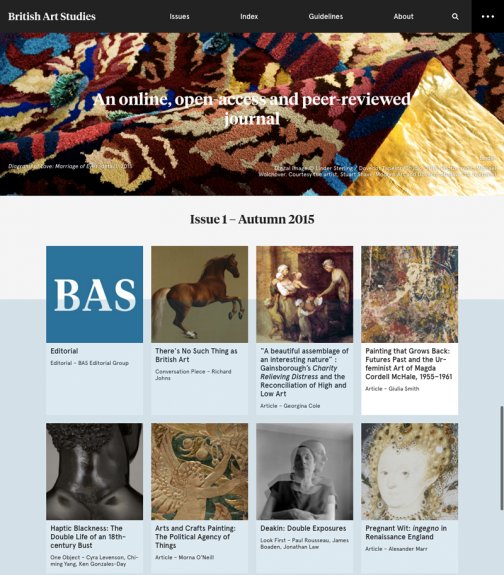 british art studies website