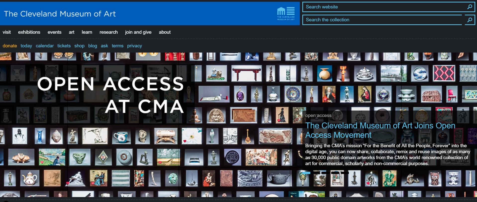 Le Cleveland Museum of Art choisit l’Open Access pour la diffusion en