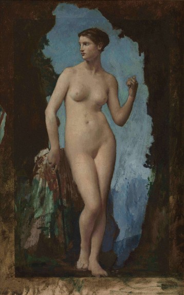 Diane, esquisse pour le tableau du Salon de 1879 de Jules-Elie Delauney ©RMM