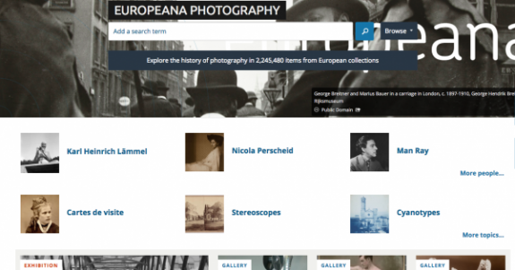 europeana photography-landing-page