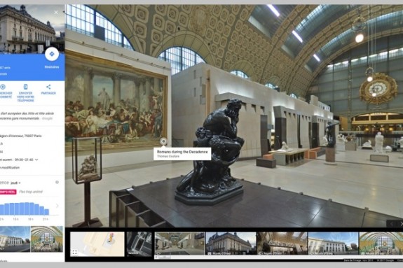Le musée d'Orsay sur Google Maps
