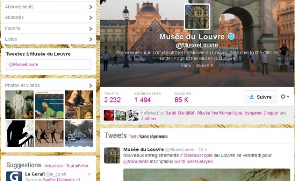musée louvre twitter