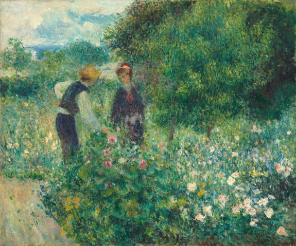 Auguste Renoir "Cueillette des fleurs" (1875)