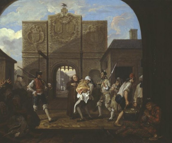 O the Roast Beef of Old England ('The Gate of Calais') 1748 by William Hogarth 1697-1764