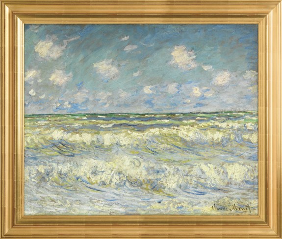 Reproduction de "La mer agitée" de Monet (c) Verus Art